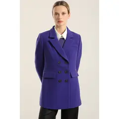 LIOLA - Blazer Entallado Doble Cruce, Azulino