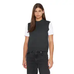 JACINTA TIENDA - Chaleco Sam negro