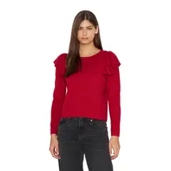 JACINTA TIENDA - Chaleco Olimpia cherry