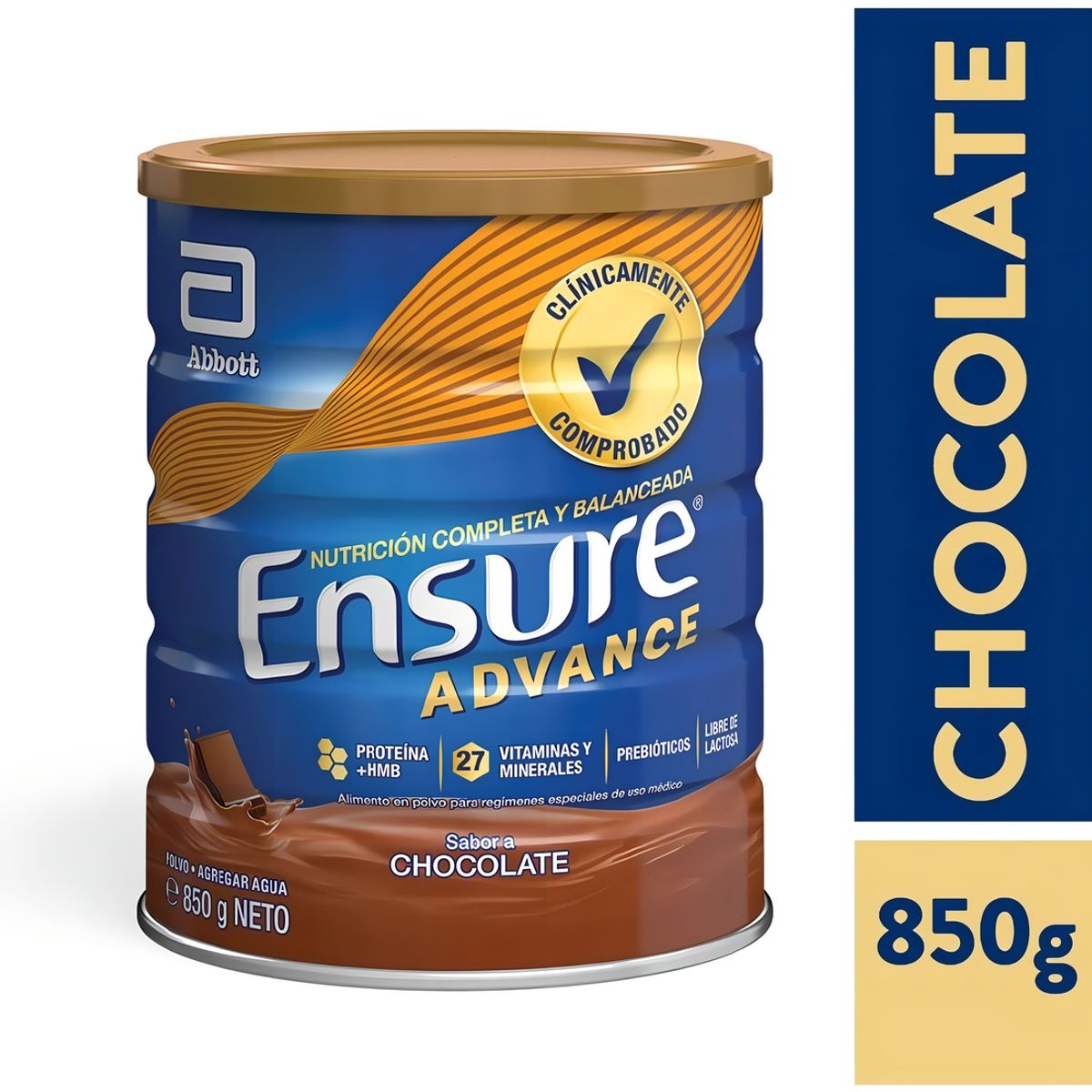 ABBOTT - Ensure Advance Chocolate 850g Lata Suplemento Nutricional