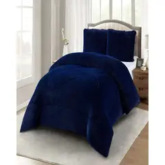 GENERICO - COBERTORES DE PELUDOS CON CHIPORRO KING 250X270CM AZUL M_.
