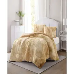 GENERICO - COBERTORES DE PELUDOS CON CHIPORRO KING 250X270CM BEIGE2_.