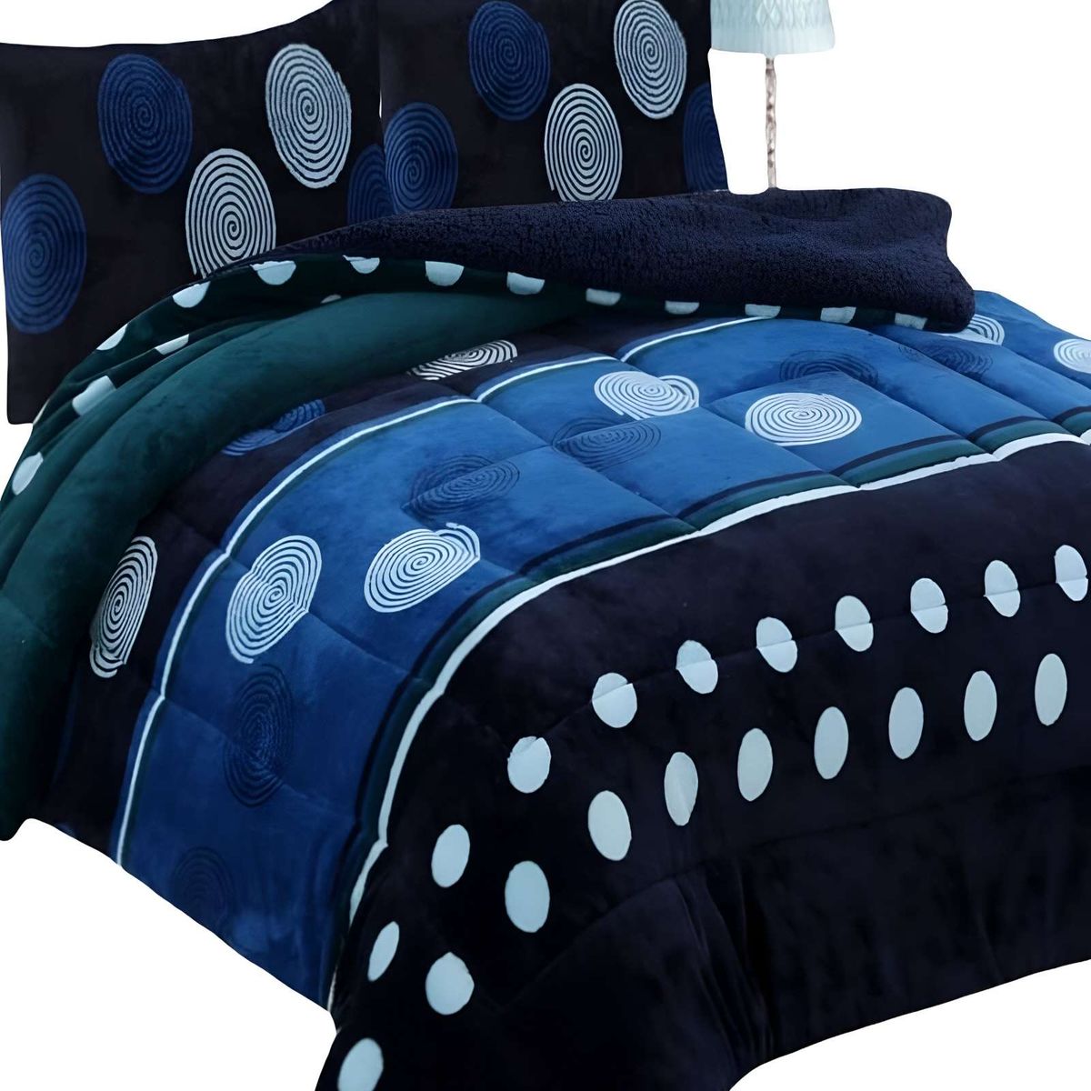 GENERICO - PLUMON CON CHIPORRO KING 250X270CM AZUL M B4