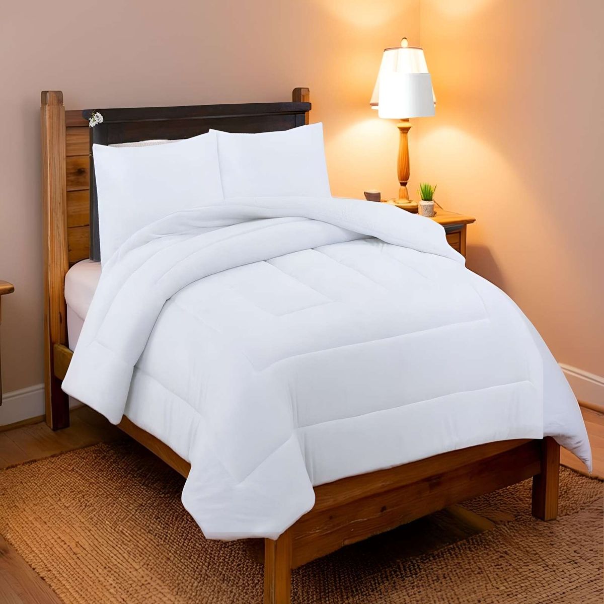 GENERICO - PLUMON CON CHIPORRO KING 250X270CM BLANCO B11