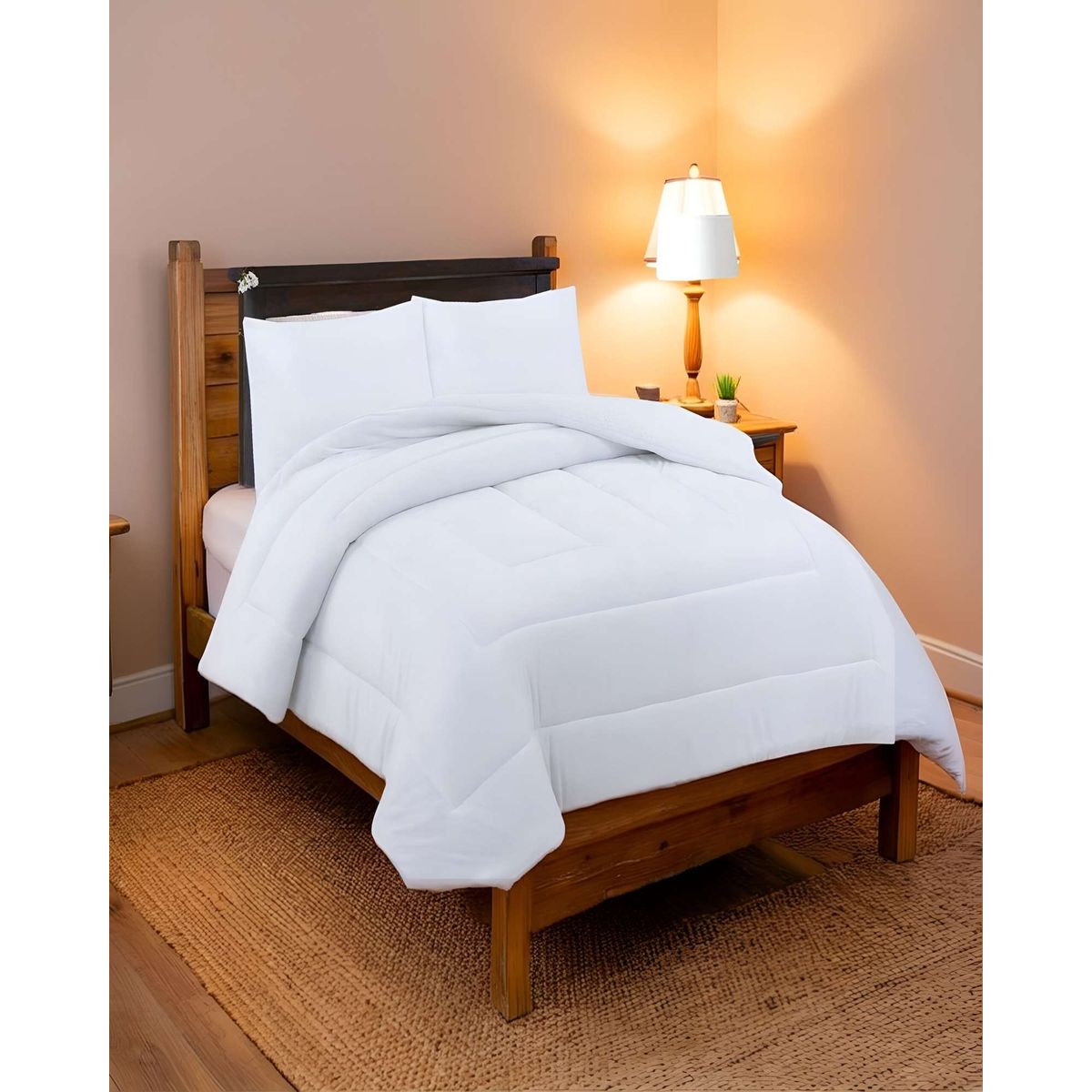 GENERICO - PLUMON CON CHIPORRO KING 250X270CM BLANCO B11