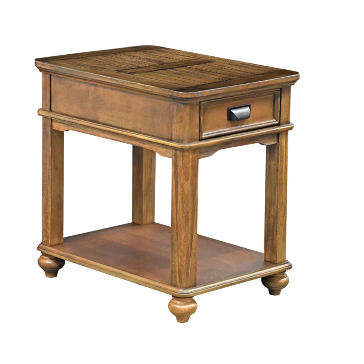 MSA MUEBLES SANTA ANA - Mesa Lateral Flynter Antique Brown