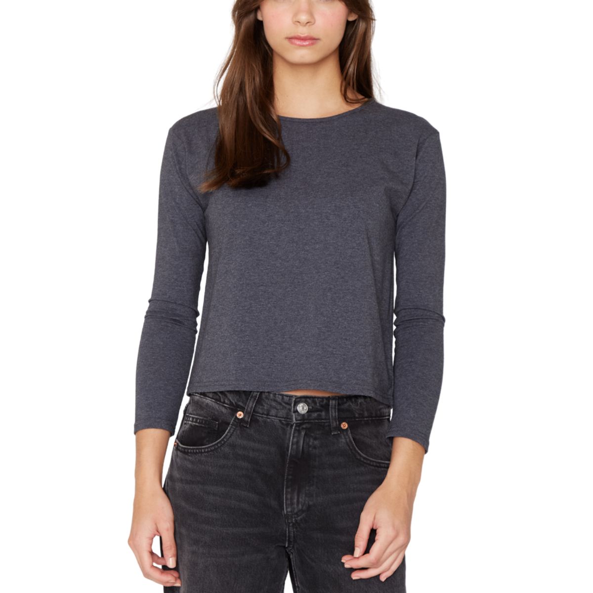 JACINTA TIENDA - Polera Bianca II gris oscura Jacinta Tienda