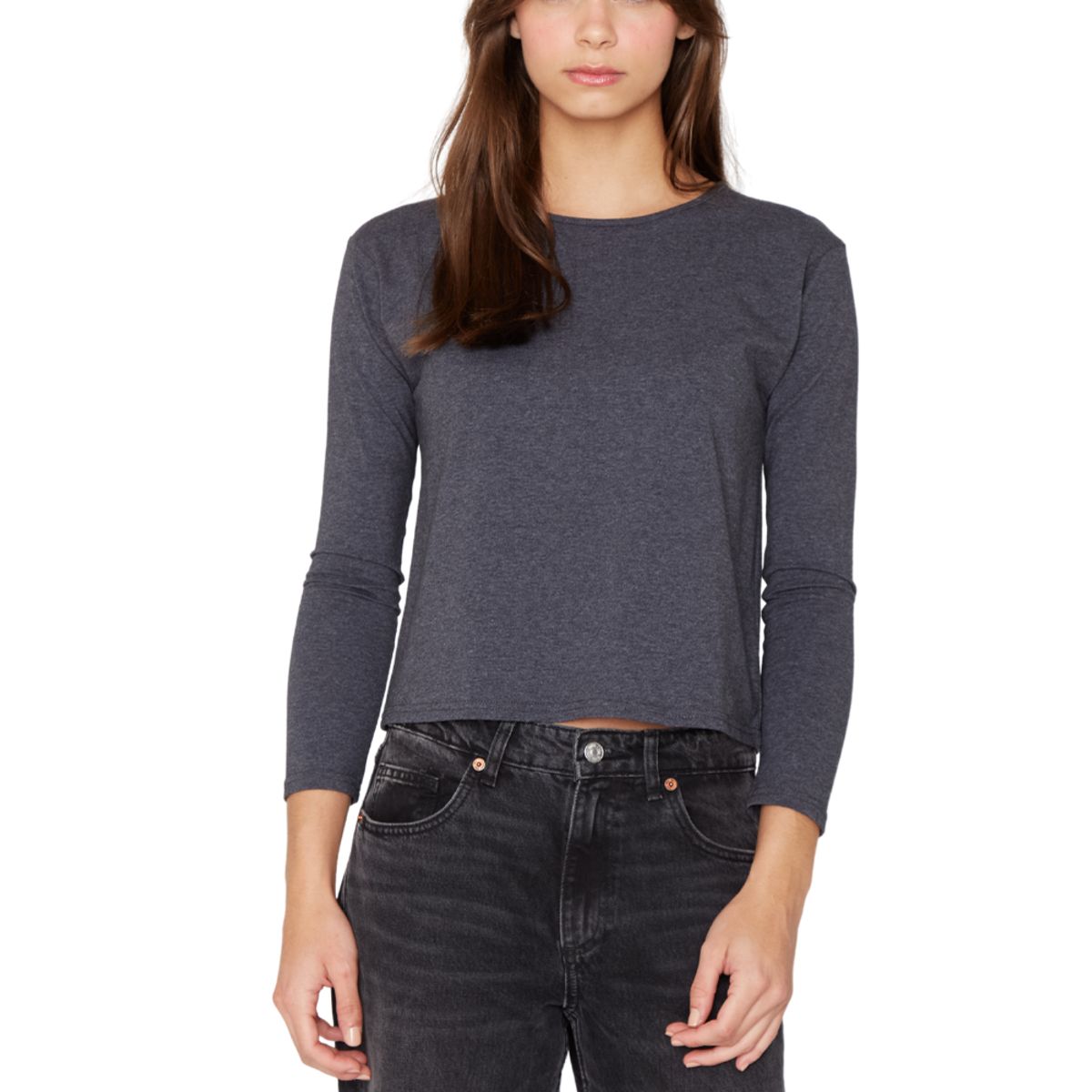 JACINTA TIENDA - Polera Clara II gris oscuro Jacinta Tienda