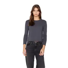 JACINTA TIENDA - Polera Clara II gris oscuro