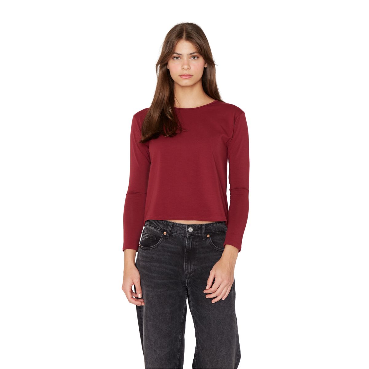 JACINTA TIENDA - Polera Clara II uva Jacinta Tienda