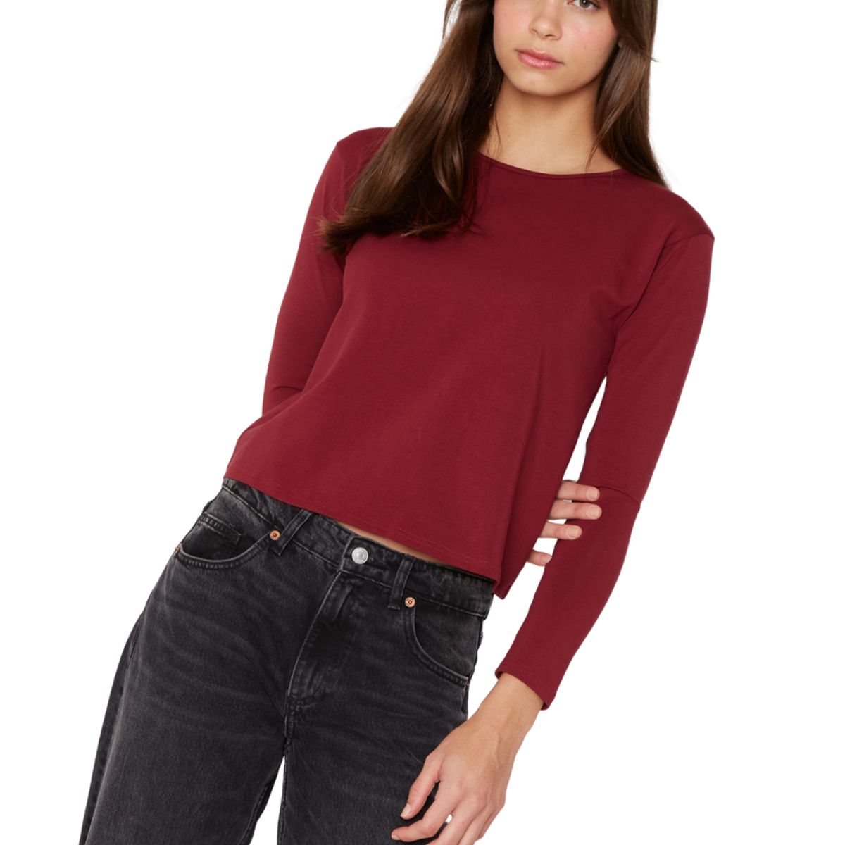 JACINTA TIENDA - Polera Clara II uva Jacinta Tienda