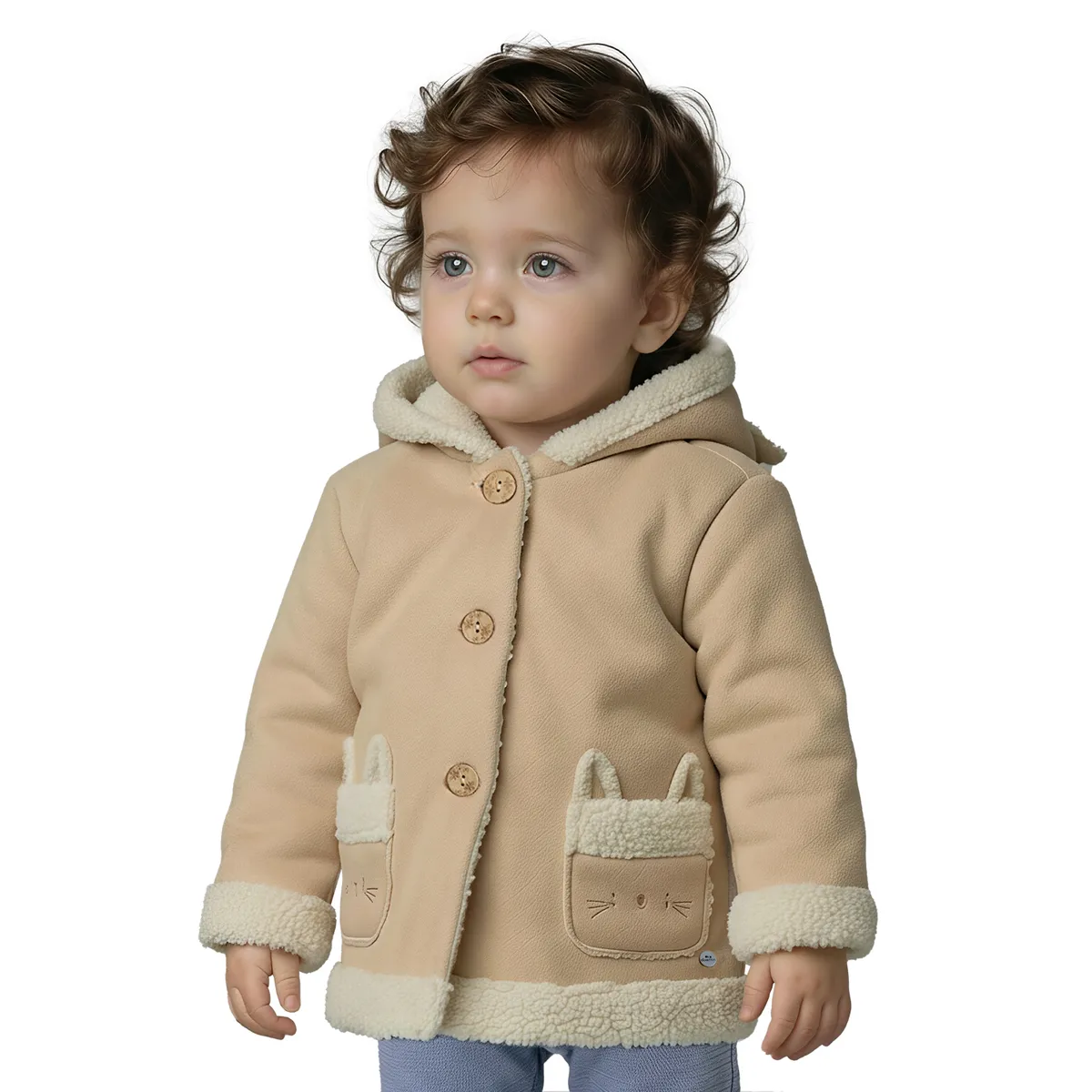 EXCEPTION - Chaqueta Tipo Gamuza Interior Chiporro Bebé Niña Exception