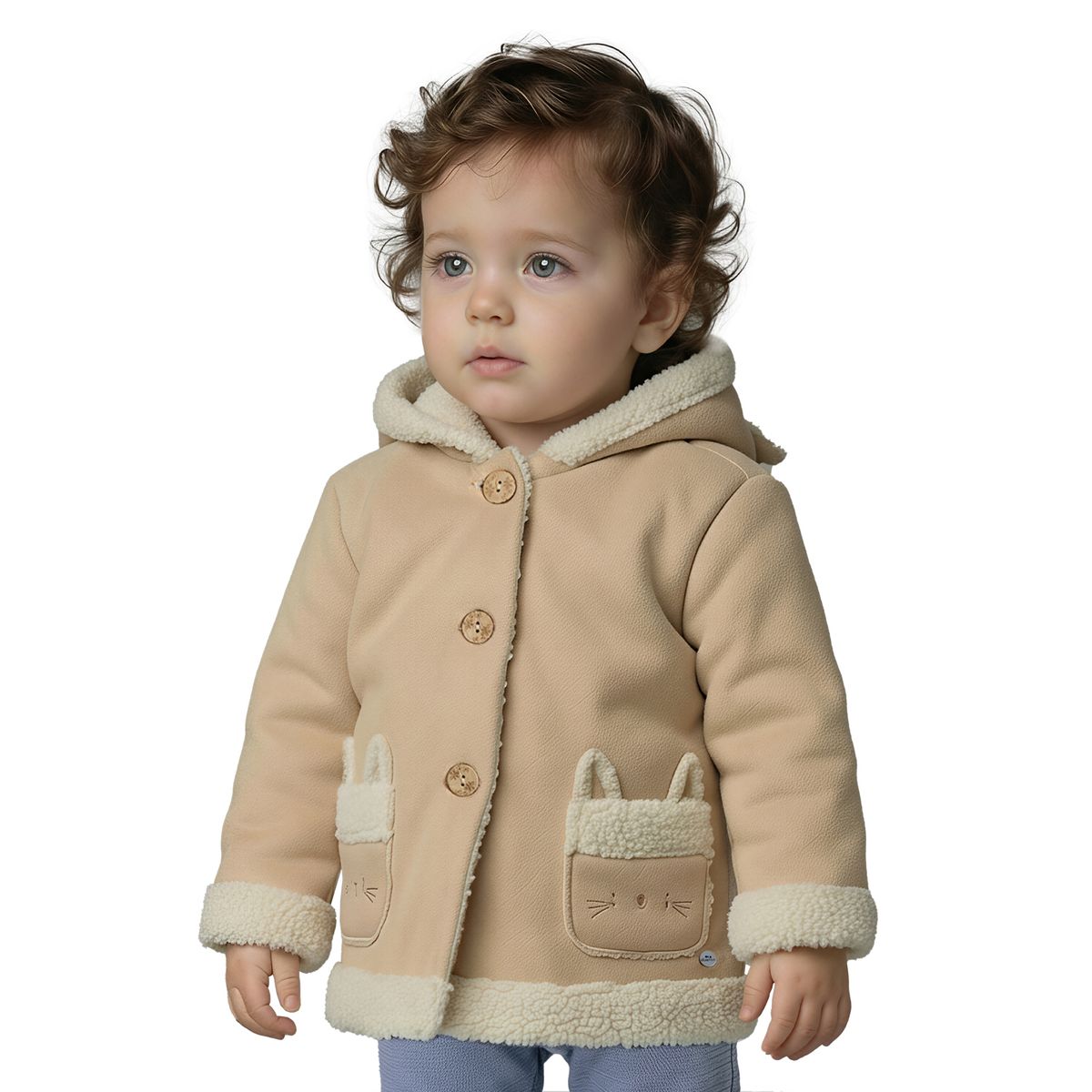 EXCEPTION - Chaqueta Tipo Gamuza Interior Chiporro Bebé Niña Exception