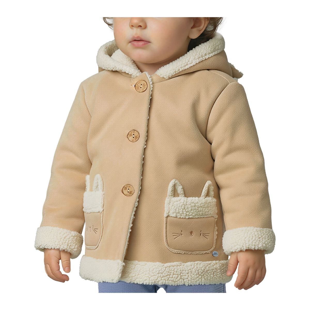 EXCEPTION - Chaqueta Tipo Gamuza Interior Chiporro Bebé Niña Exception