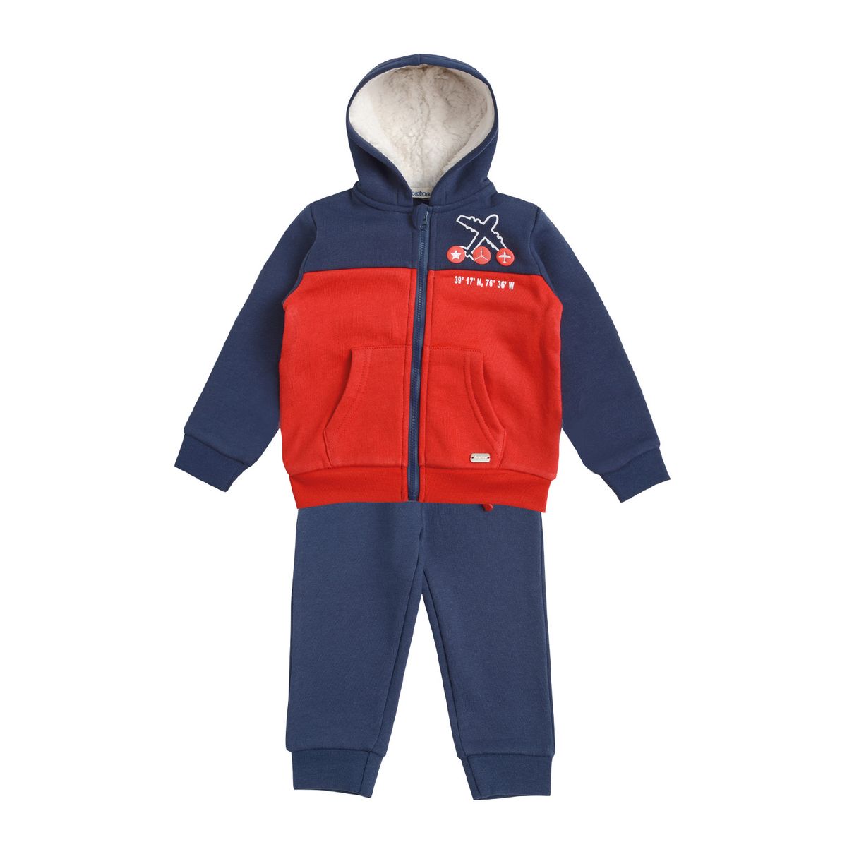 EXCEPTION - Conjunto Polerón y Pantalón Buzo Franela Bebé Niño Exception