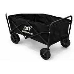 GENERICO - Carro Plegable 4 ruedas de 100 kg color-Negro