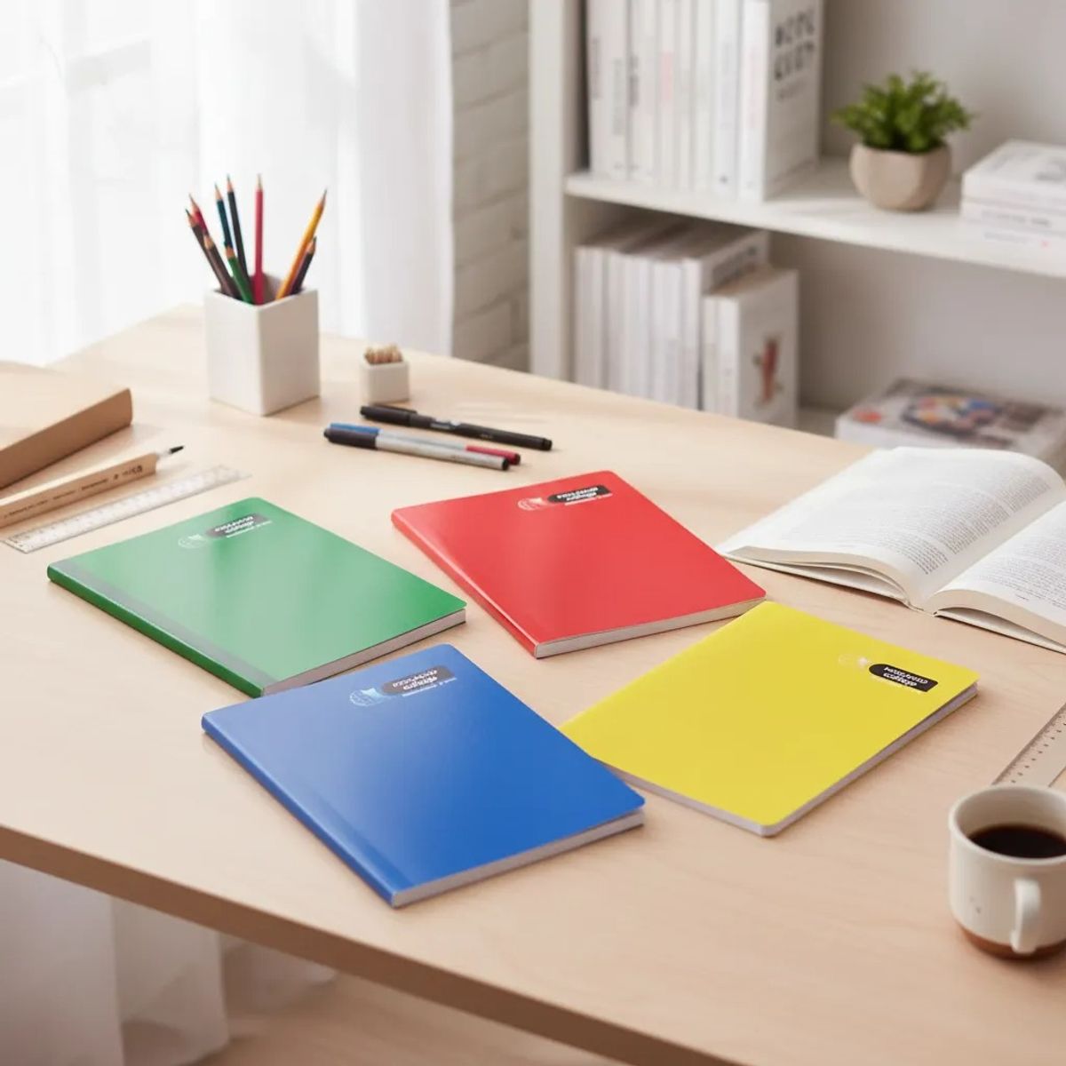 GENERICO - Pack 10 Cuadernos Pickacho College 5mm 80 Hojas Surtido