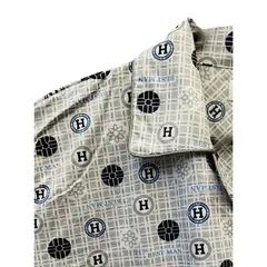 LIKE SHOP - Pijama Hombre Verano Pantalón Y Polera Manga Corta Con Botones 8888