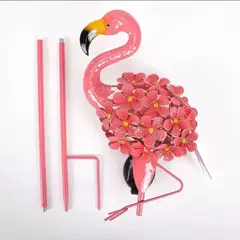 GENERICO - Flamenco Solar Relieve - Luz Cálida / Alto 96 cm / IP65