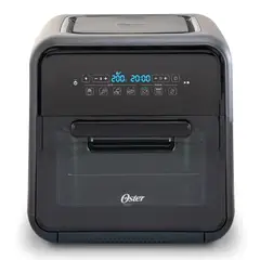 OSTER - Super Freidora de Aire Digital CKSTAFOV3 Capacidad de 10 Lt para Hornear y Freír Alimentos Negro
