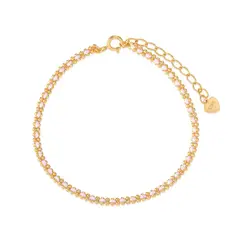 LUX JOYAS - Pulsera Plata 925 Hilo Pelotitas