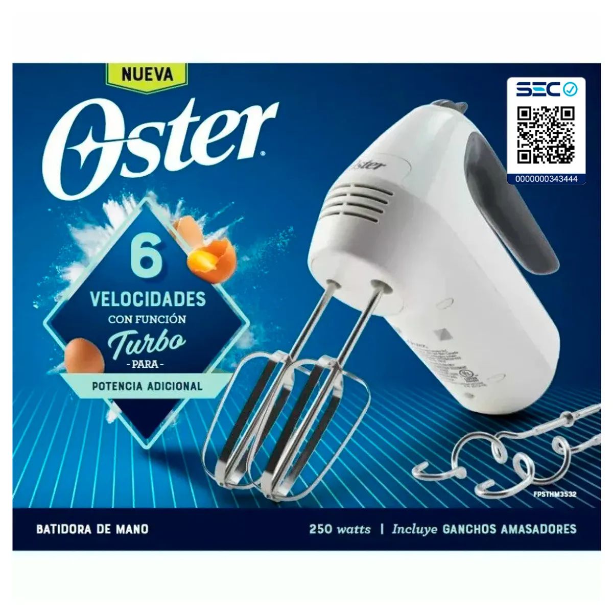 OSTER - Batidora Electrica de mano Oster 6 velocidades