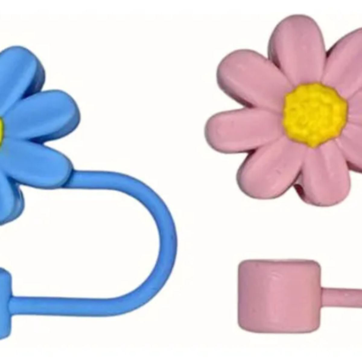 GENERICO - Pack 2 Tapas Antiderrame Flores Para vaso térmico de 40 oz
