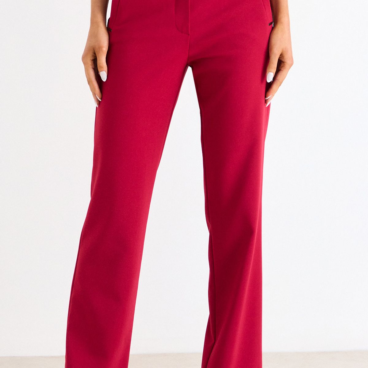 ASH - Pantalon Recto Mujer Rojo Ash