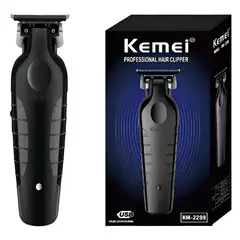 KEMEI - Cortadora De Cabello Patillera Trimmer Km-2299 Negro