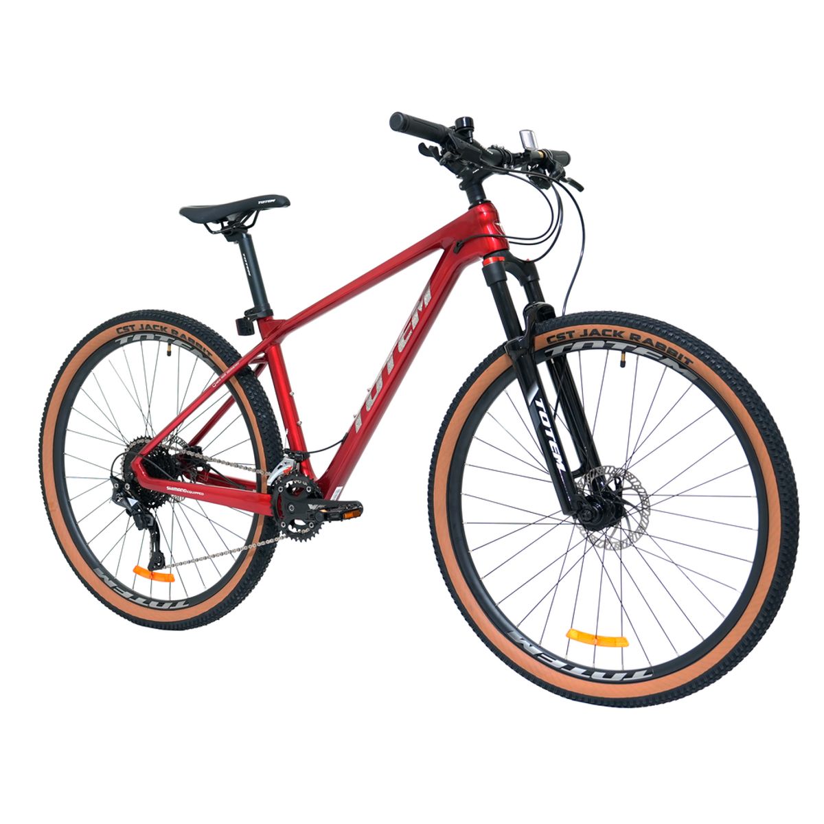TOTEM - BICICLETA TOTEM MTB CARBONO PEGASUS ARO 29X16 ROJO