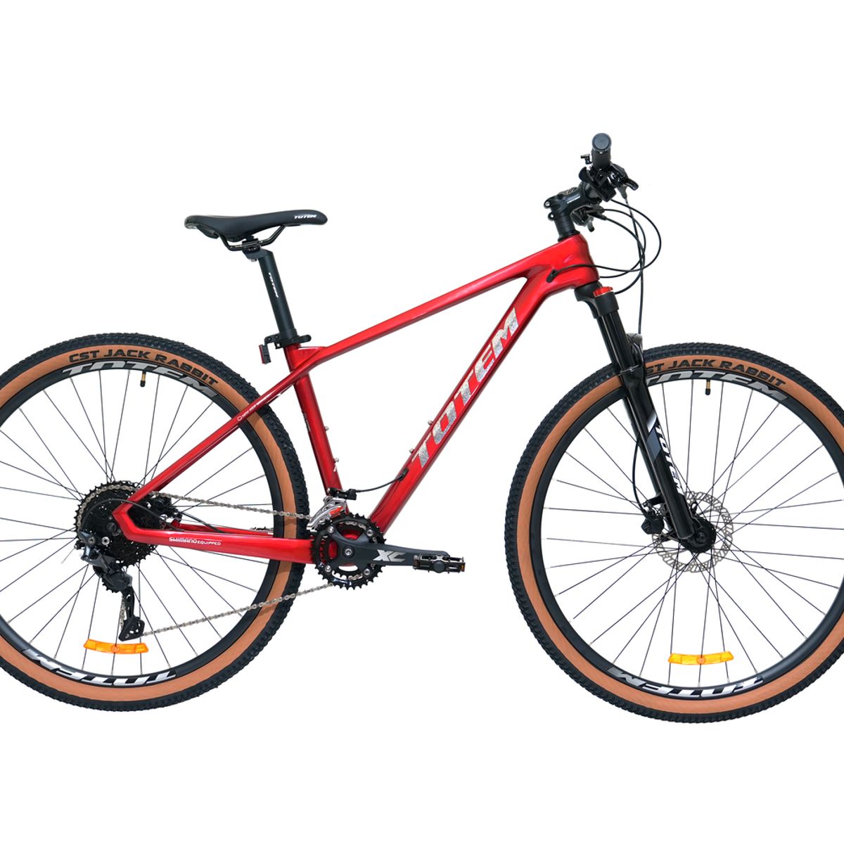 TOTEM - BICICLETA TOTEM MTB CARBONO PEGASUS ARO 29X16 ROJO