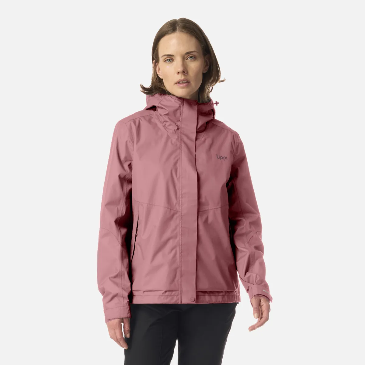 LIPPI - Chaqueta Mujer Blizzard B-Dry Hoody Jacket Rosa Oscuro Lippi