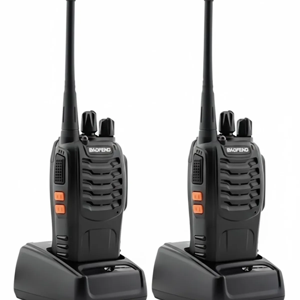 GENERICO - Pack 2 Transmisor 2 Vías Baofeng Bf-888s Negro Bandas De Frecuencia Uhf