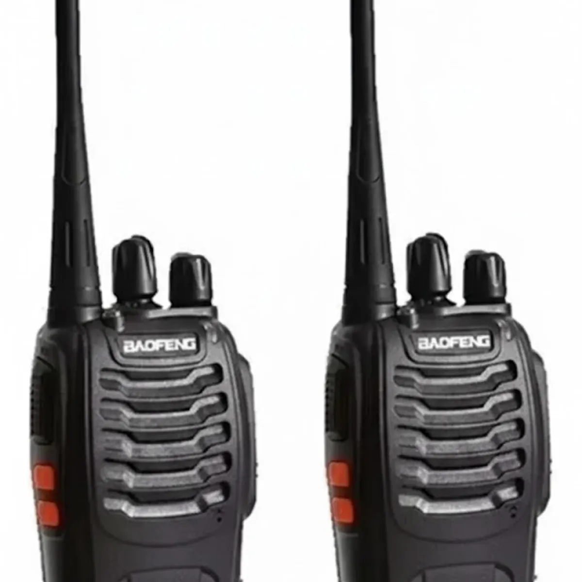 GENERICO - Pack 2 Transmisor 2 Vías Baofeng Bf-888s Negro Bandas De Frecuencia Uhf