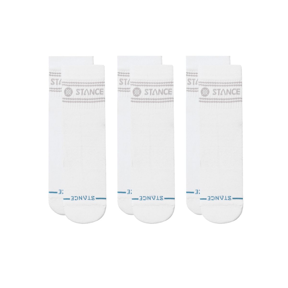 STANCE - Stance Sock 3 Pack Quarter Vital White