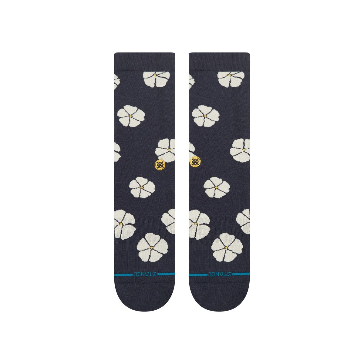 STANCE - Stance Sock Men Floral Crew Navy