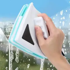 MOVI - Limpia Vidrios Magnético Triangular Doble Cara para Ventanas