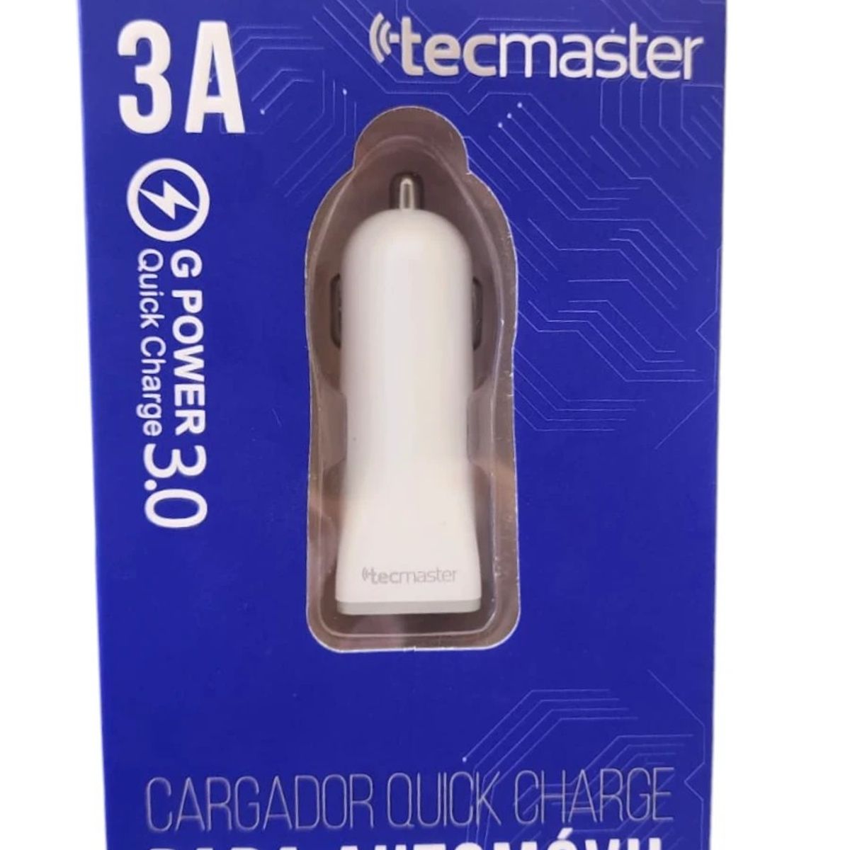 TECMASTER - ARGADOR DE AUTO TECMASTER USB-A