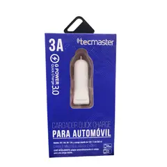 TECMASTER - CARGADOR DE AUTO USB-A