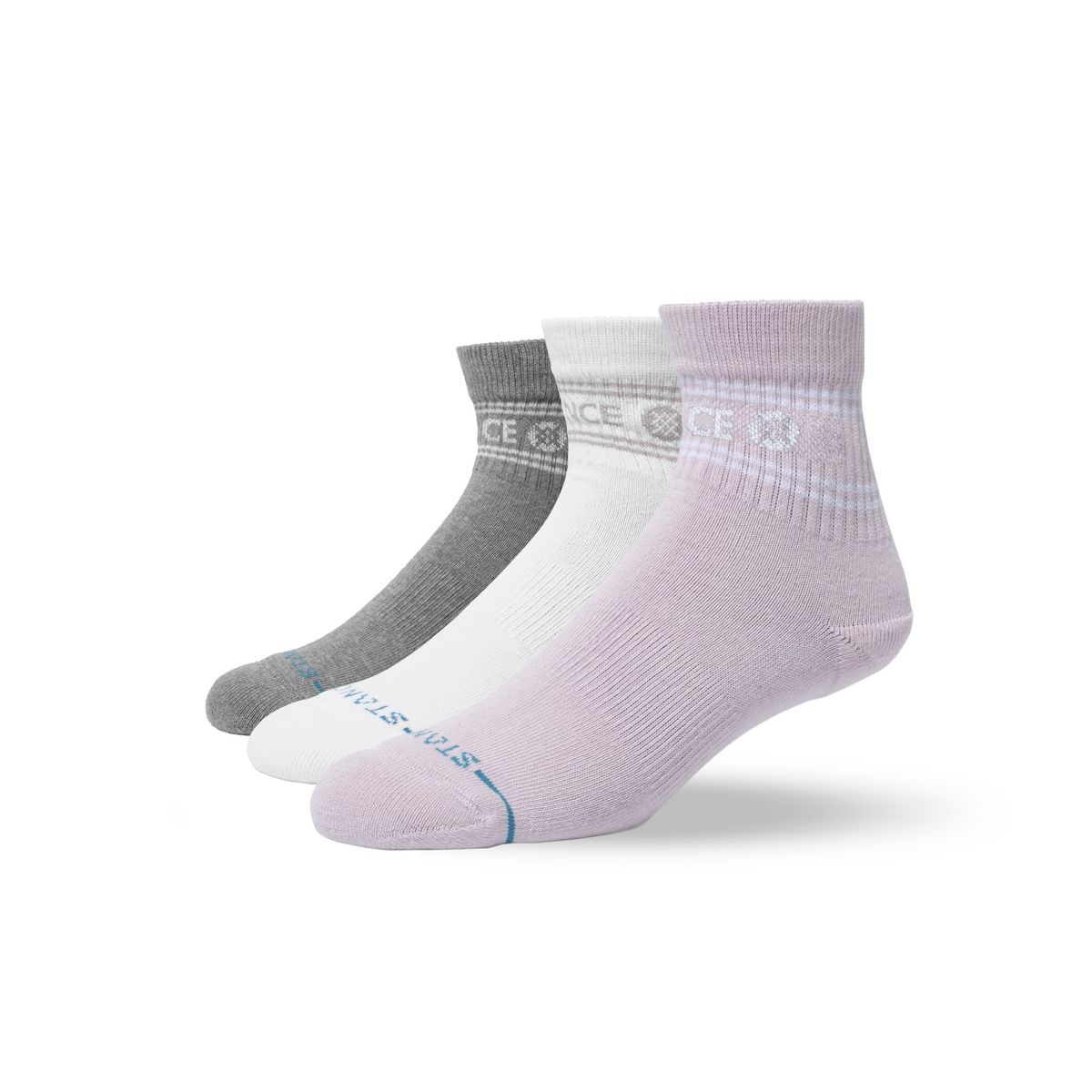 STANCE - Stance Sock 3 Pack Quarter Vital Purple Mix