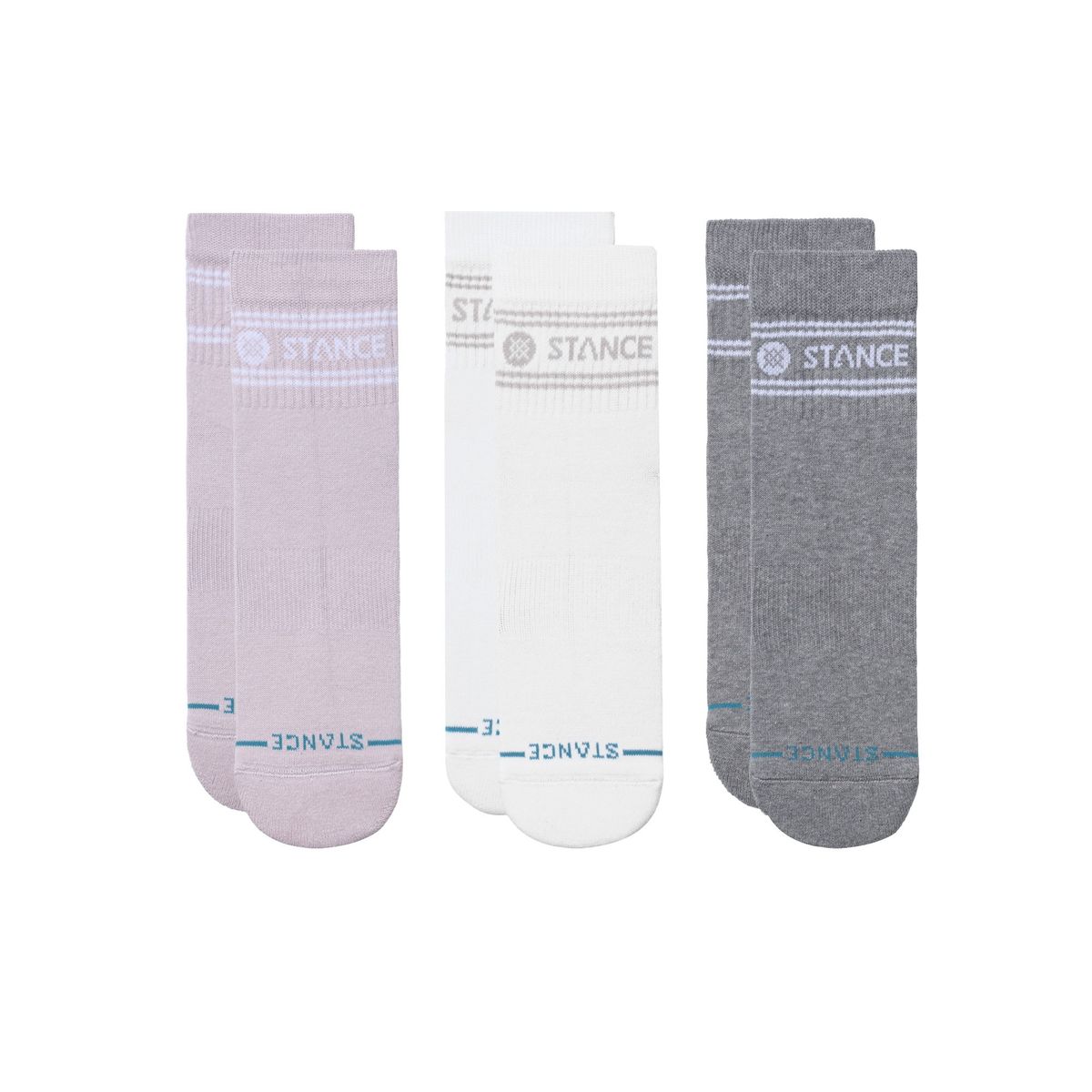 STANCE - Stance Sock 3 Pack Quarter Vital Purple Mix