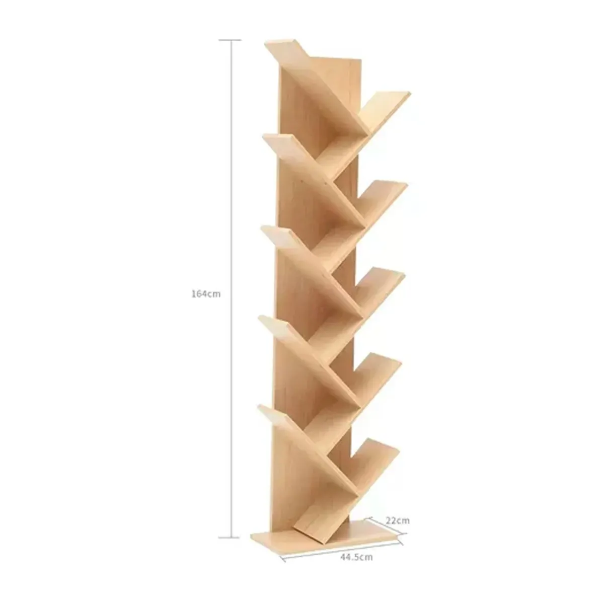 IRM - Repisa Librero Madera Arbol Estante Para Libros 160x44cm