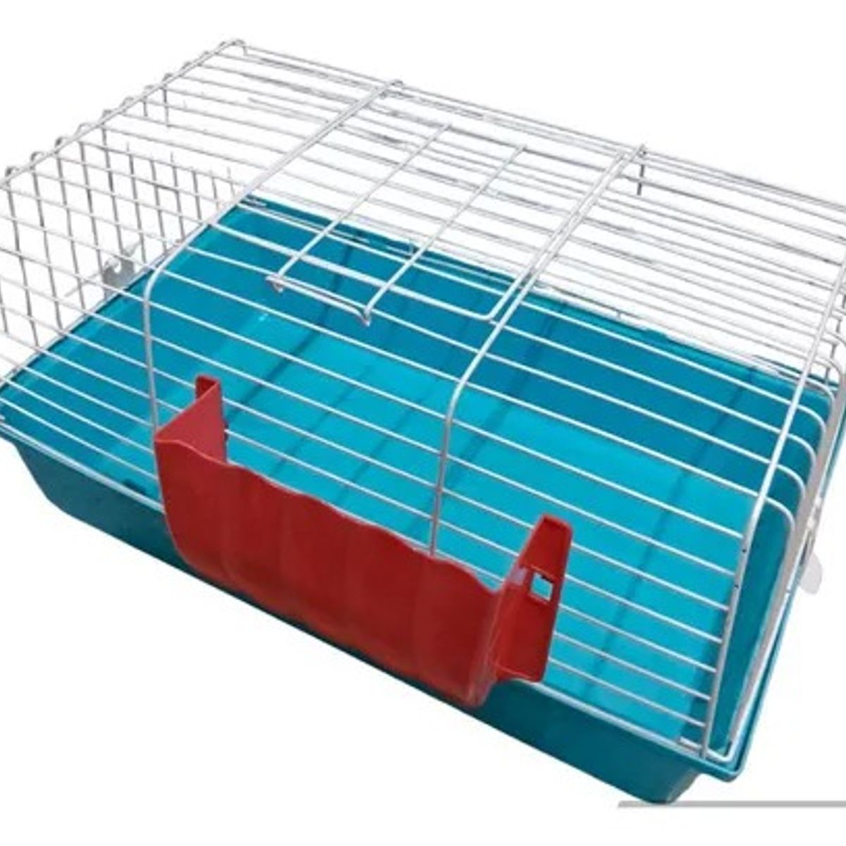 GENERICO - Jaula Huron Raton Cuy Erizo Conejo 60x30x36 Premium Celeste Viajera