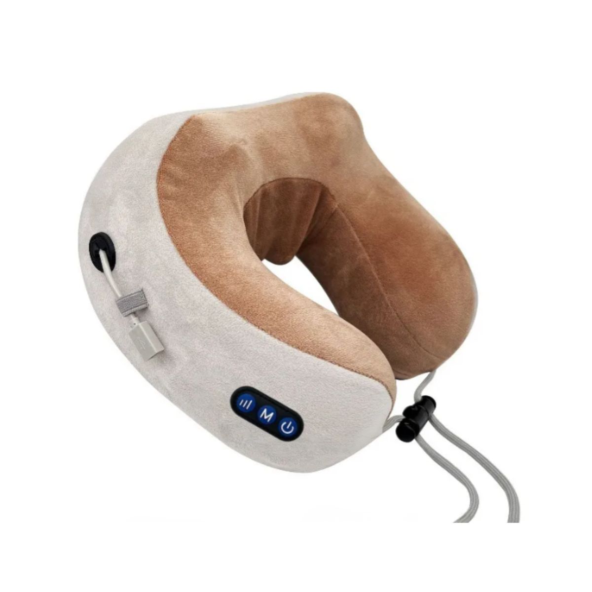 GENERICO - Almohada de Cuello Masajeadora Premium - Soporte 360°, Masaje Shiatsu y Vibración
