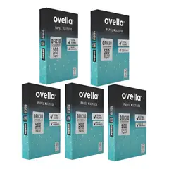 GENERICO - Pack 5 Resmas Oficio 500 Hojas 75g Ovella