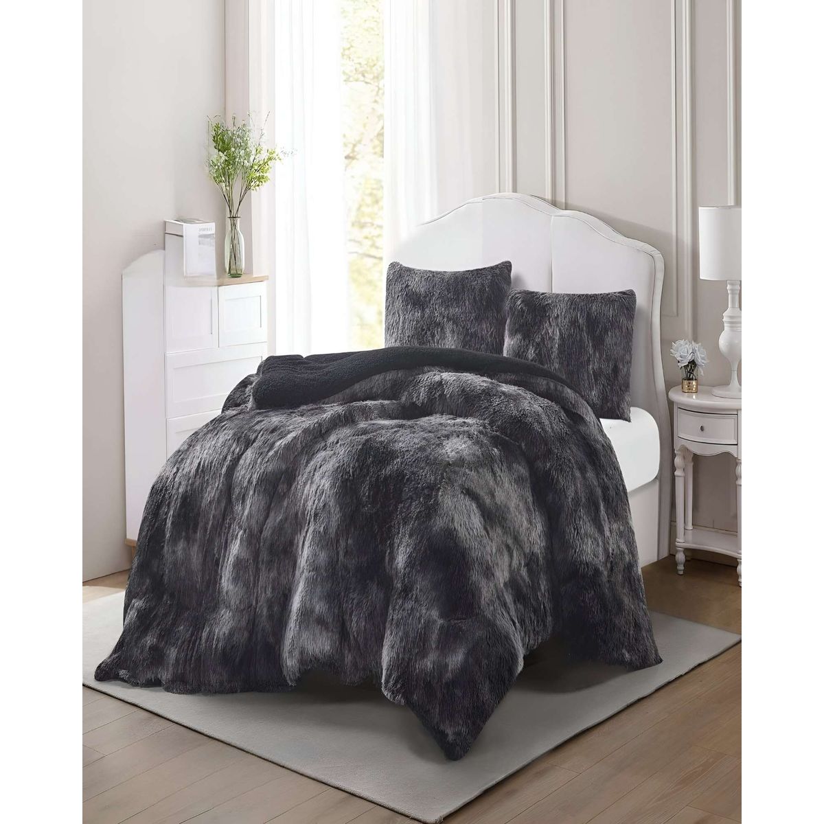 GENERICO - COBERTOR PELUDO CON CHIPORRO KING 250X270CM