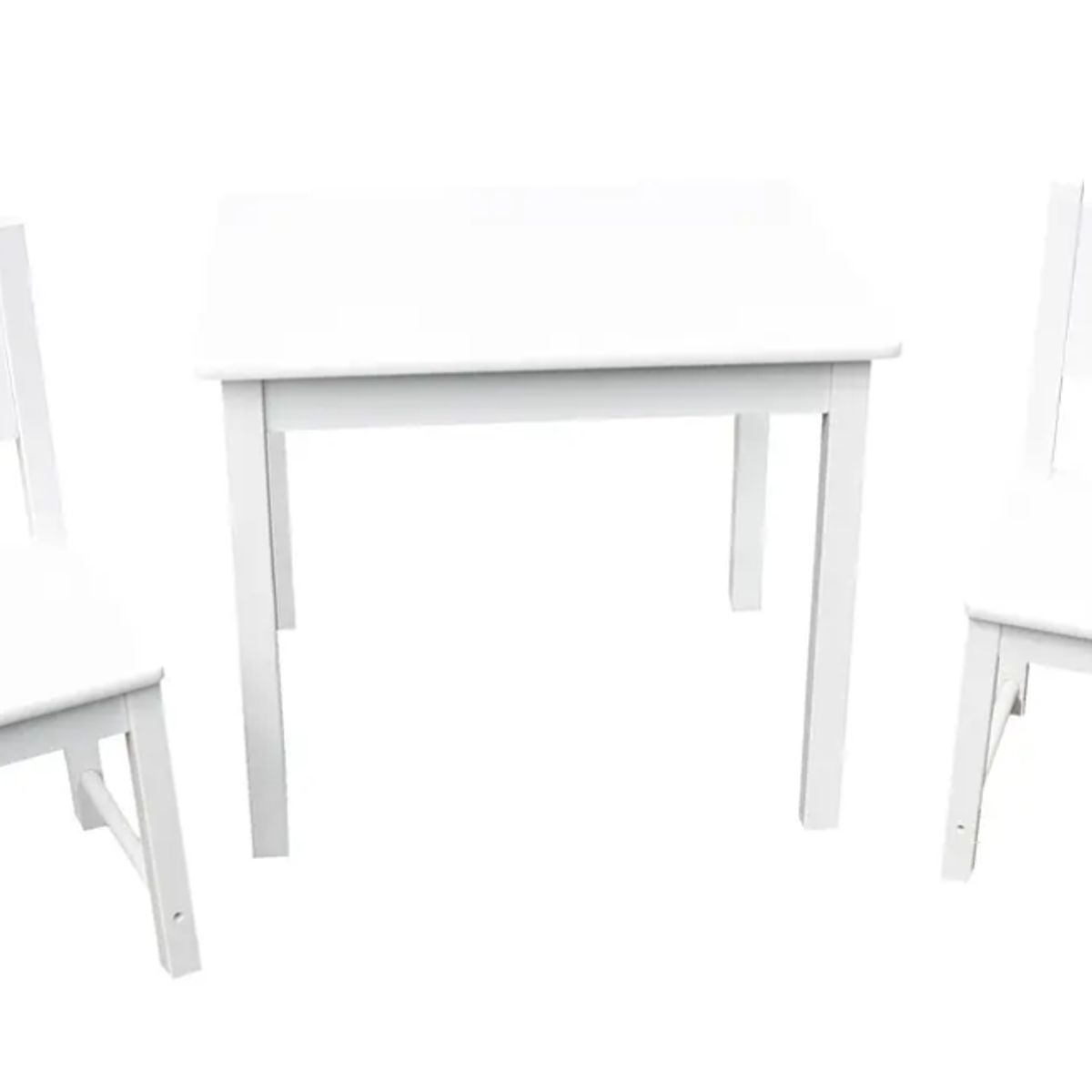 KIDSCOOL - Mesa Infantil Kidscool + 2 Sillas Blanco