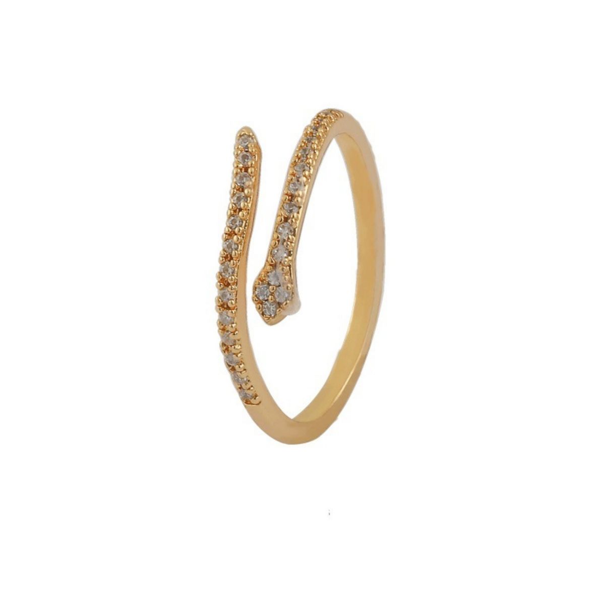 LUX JOYAS - Anillo Plata 925 Serpiente Brillito