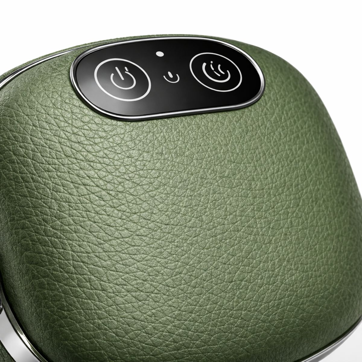 MOVI - Masajeador Eléctrico Portátil con Calor y Vibración Recargable para Cuello y Espalda Verde Oliva