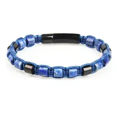 GENERICO - Pulsera Piedra Lapislazuli Hombre Moda Masculina